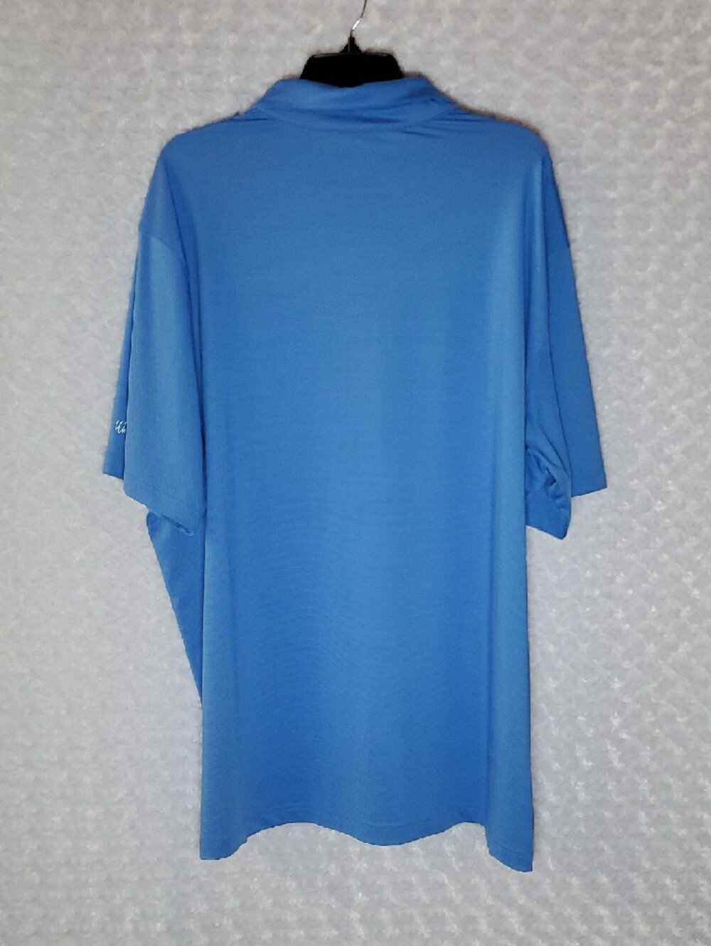 Walter Hagen Men's Solid Light Blue Short-Sleeve Polo Size XXL - Picture 2 of 9